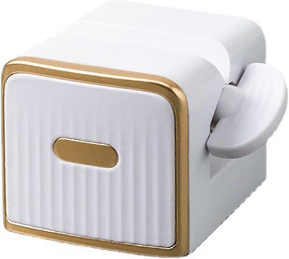 Toothpaste squeezer, toothpaste seat, rotating toothpaste dispenser holder, saves toothpaste and creams