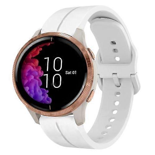 For Garmin Venu 20mm Loop Silicone Watch Band