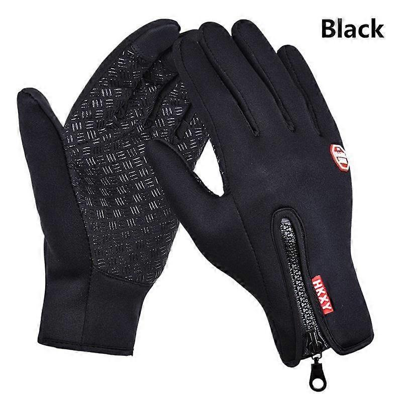 Double Layer Windproof Waterproof Sports Gloves for Outdoor Activities