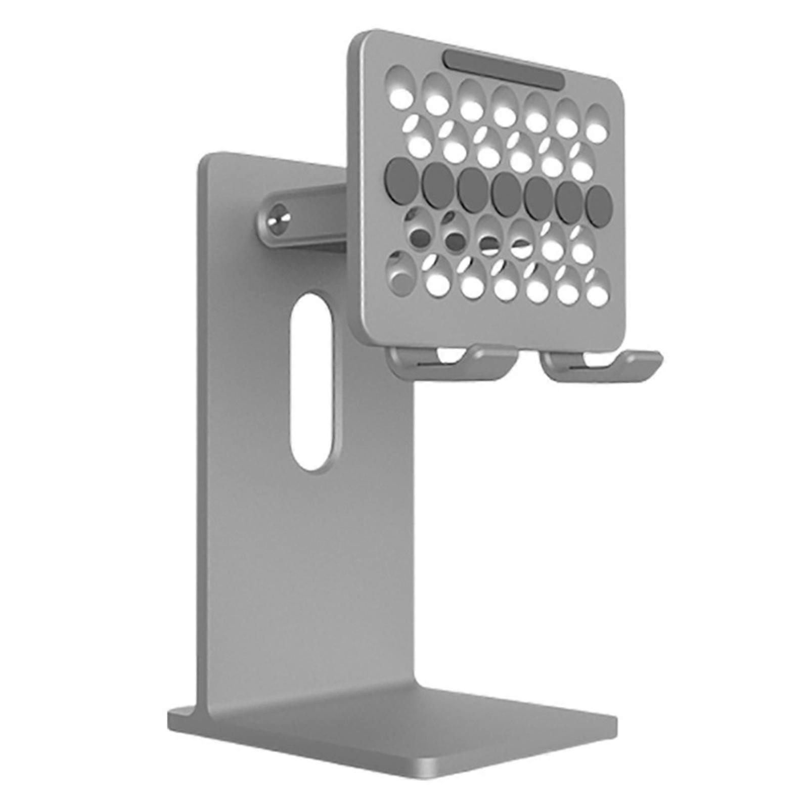 Home Offices Tablet Stand, Photo Holder Adjustable Height Desk Holder, Strong Support For Tablets And Portable Monitors  Silver