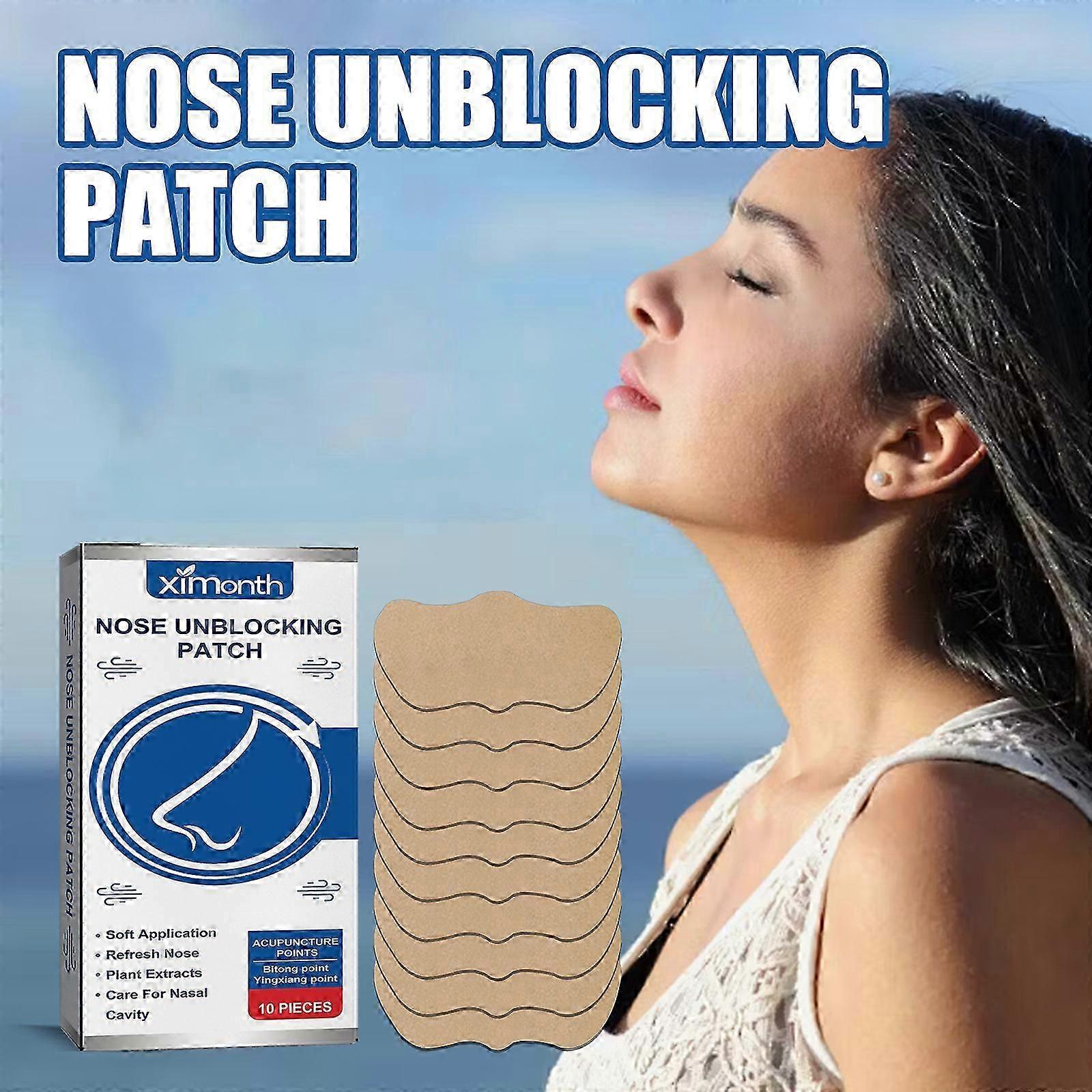 Nose Unblocking Patch, Breathing Nose Patch, Improve Sleep, Reduce Snoring, Relieve Nasal Congestion