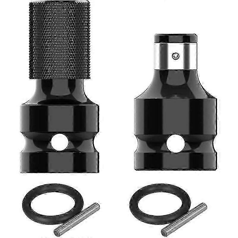2 Piece Socket Adapters 1/2 Square To 1/4 Hex Hex Ratchet Socket Quick Release Chuck Converter For Screwdriver Bit Holde Walkbee A B