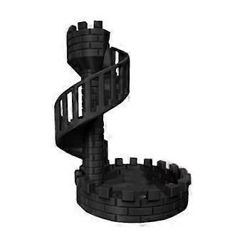 Dice Castle Tower Dice Tower Castle Stairs for Desktop Tower Ornaments Ancient Roman Castle Theme Dice Rolling Tower A