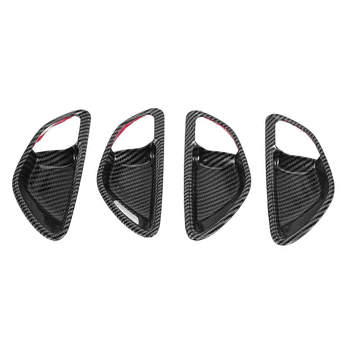 Carbon Fiber Door Handle Bowl Cover for C E GLC Class W205 X253 15-21