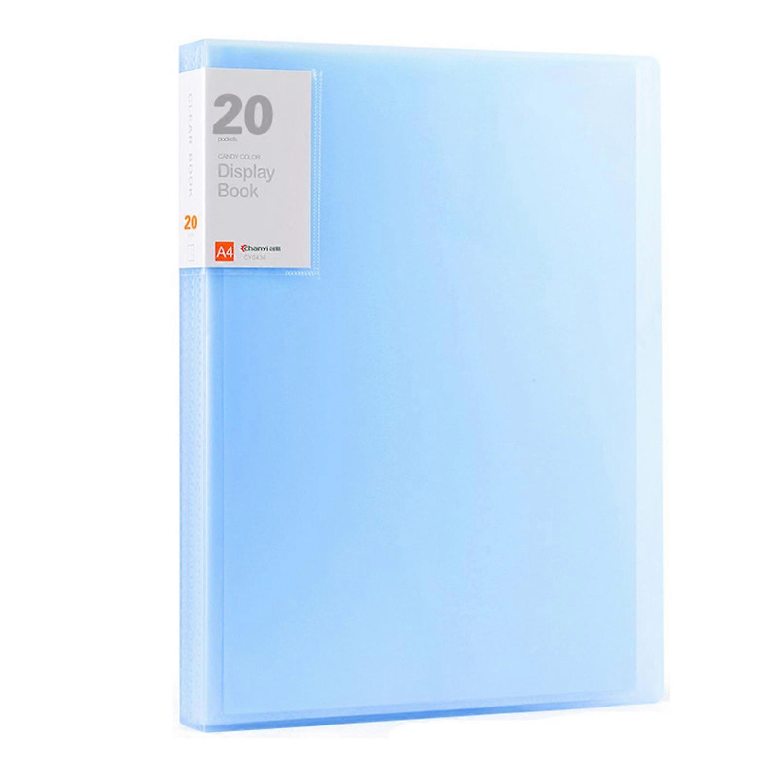 80 Pages File Folder Large Capacity Storage Folder Document Bag A 4 Test Papers Organizers for Important Paper