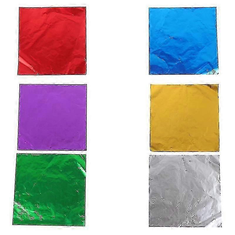 15X15cm Colorful Wrapping Paper 600pcs Packaging Papers Baking Nougat Candy Wrapping Papers Biscuit