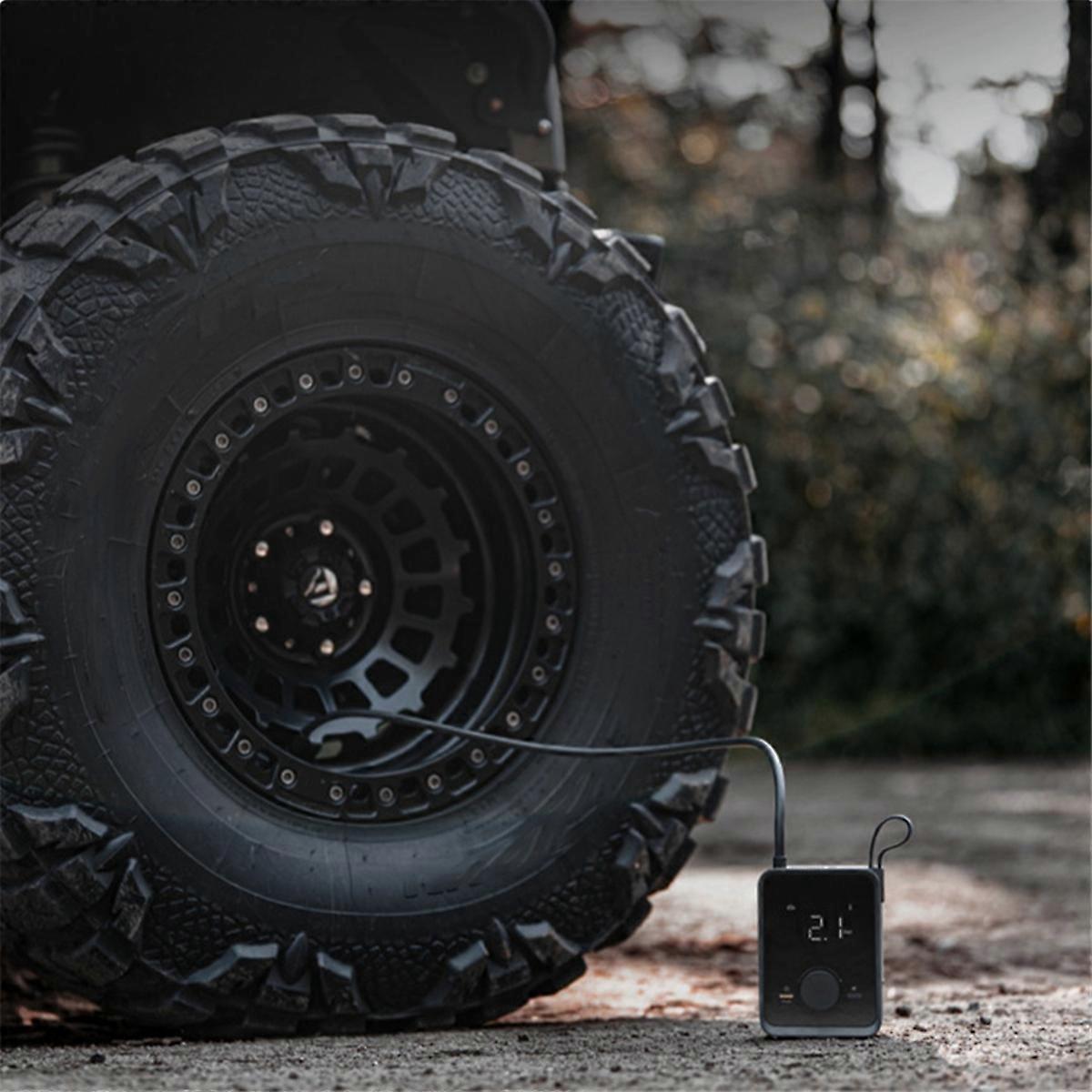 Bärbar däckpump, elektrisk pump Pro för bildäck