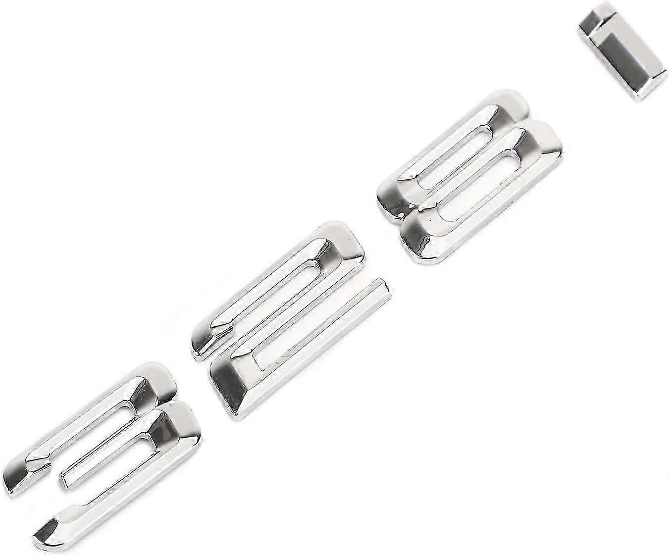 Rear Trunk Nameplate Badge Emblem Numbers Letter Decal 328 i Fit for 328i Chrome