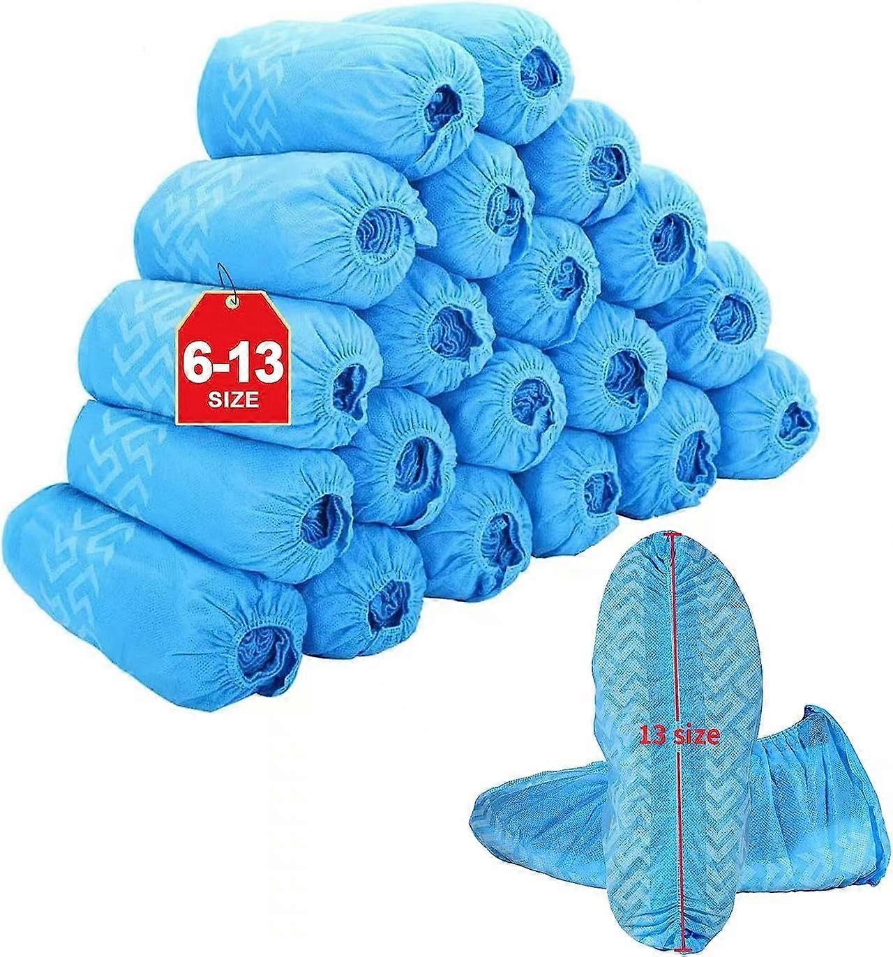 200 Pack Disposable Non-Slip Shoe for Covers Indoor Use X-Large Size
