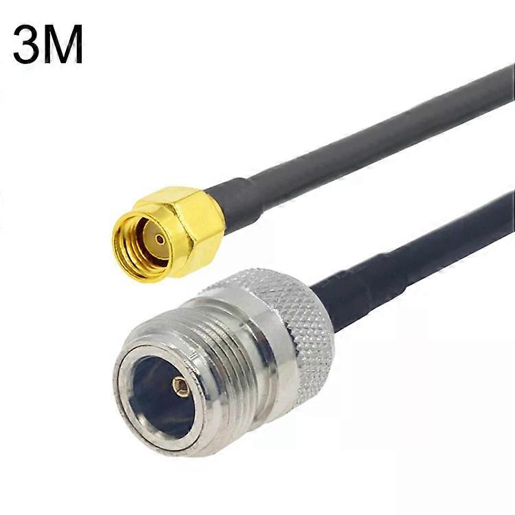 RP-SMA Male to N Female Coaxial Adapter Cable-3m RG58 Length