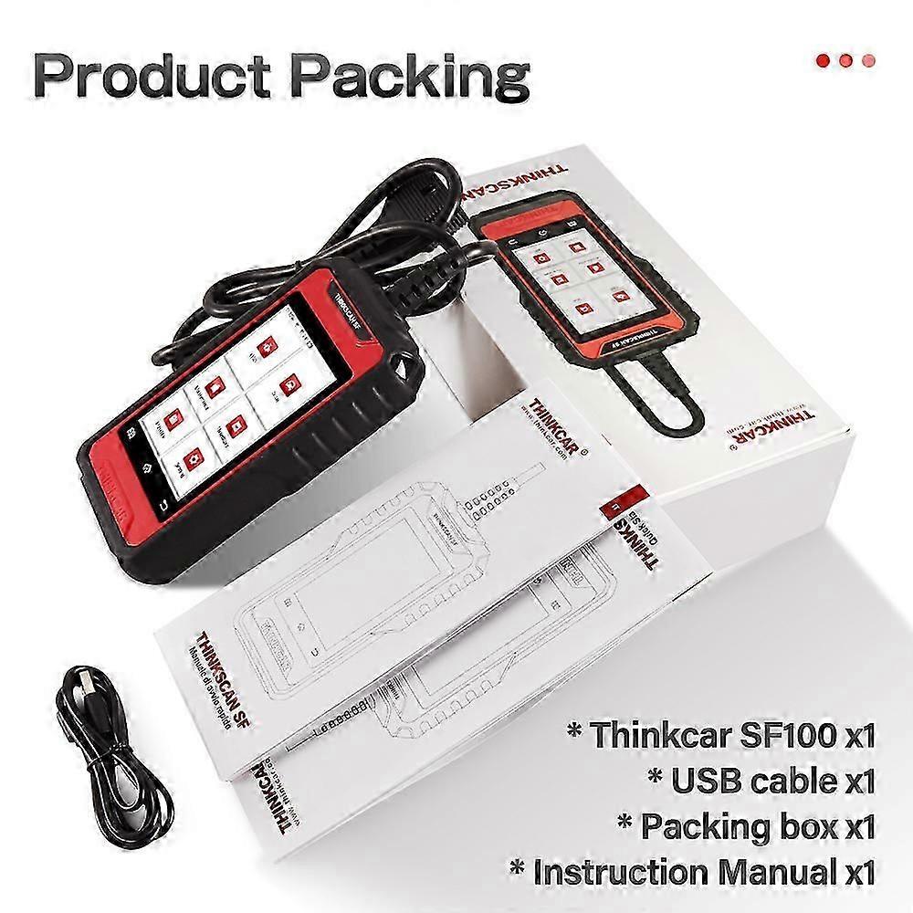 Thinkcar SF100 OBD2 Diagnostic Scanner Car ABS Airbag Engine Check Oil EPB Reset Automotive Scanner Code Reader Free Update