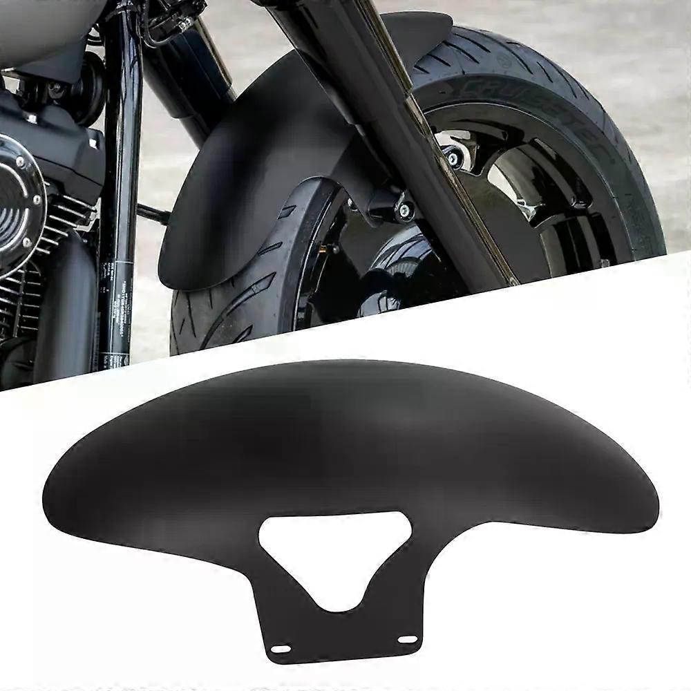 Motorcycle Gloss Black Front Fender Mudguards Cover For Harley Softail M8 Fatboy FLFBS FLFB 2018-2022