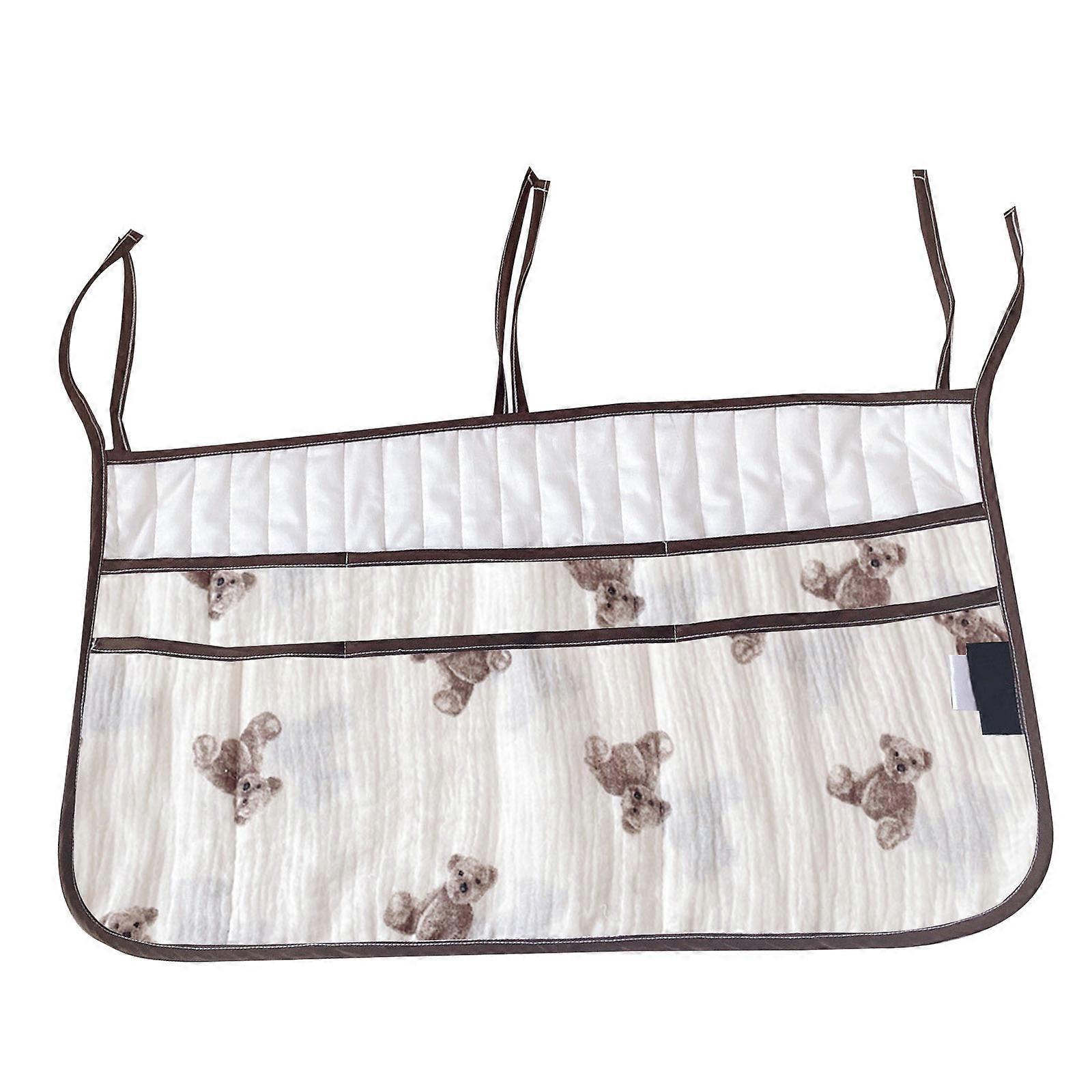 Seng Hengende Poser Baby Seng Oppbevaringspose Barneseng Arrangør For Spedbarn Multi-Purpose Nyfødt Bleie Leketøy Vevsholder