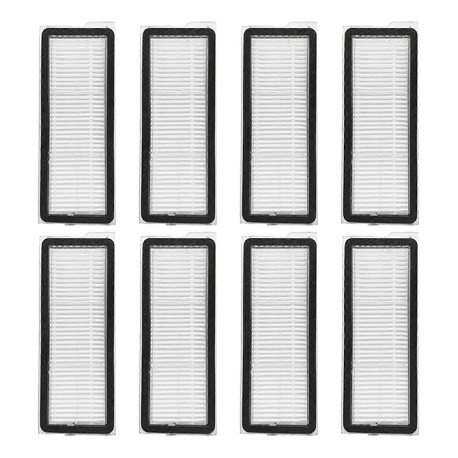 Vacuum attachment 8 PCS HEPA Filters Compatible With Roborock Qrevo Curv, P10 Pro