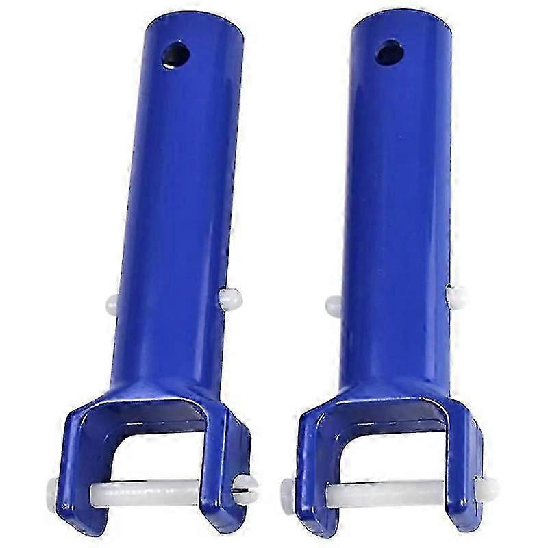 Swimming Pool Vacuum Head Handles Pool Cleaning Tool Replacement Accessories With V-shaped Clip 2 Pack