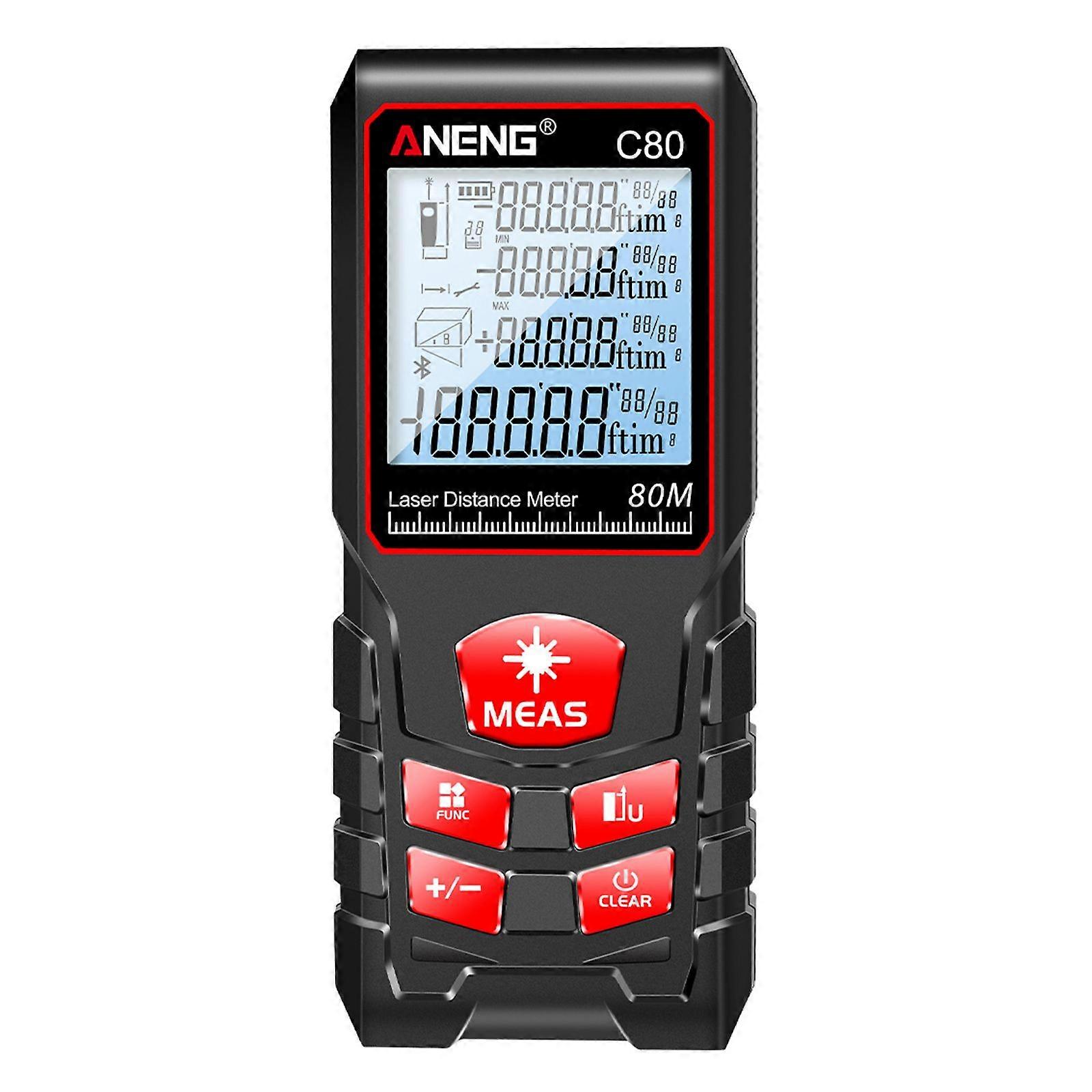 40m/60m/80m/100m Distance Meter La ser Range Finder Analysis Measuring Tool