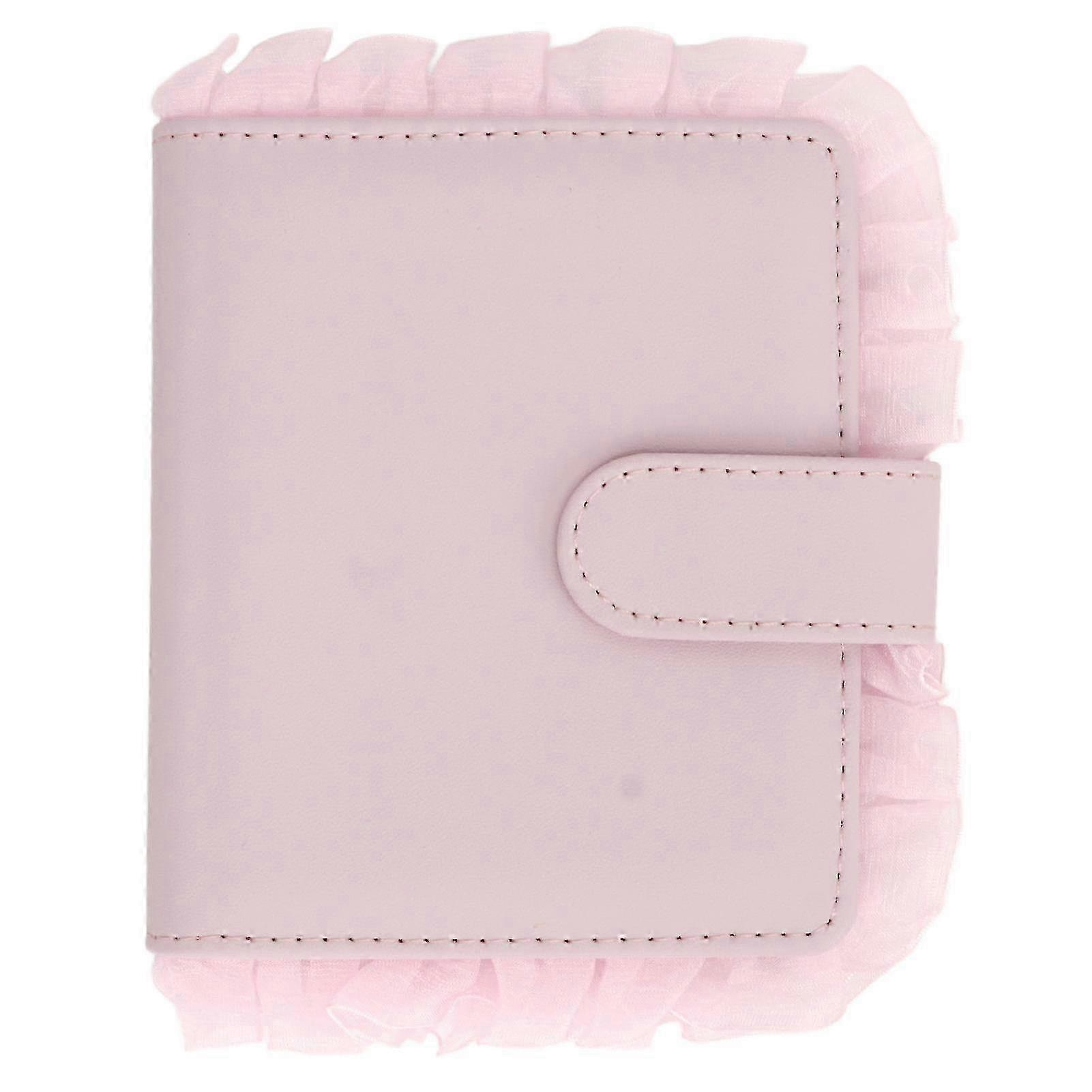 Polaroid Mini 9 11 12 and 8 Instant Camera Compatible 64 Pocket Photo Album Book with Name Card Holder in Pink