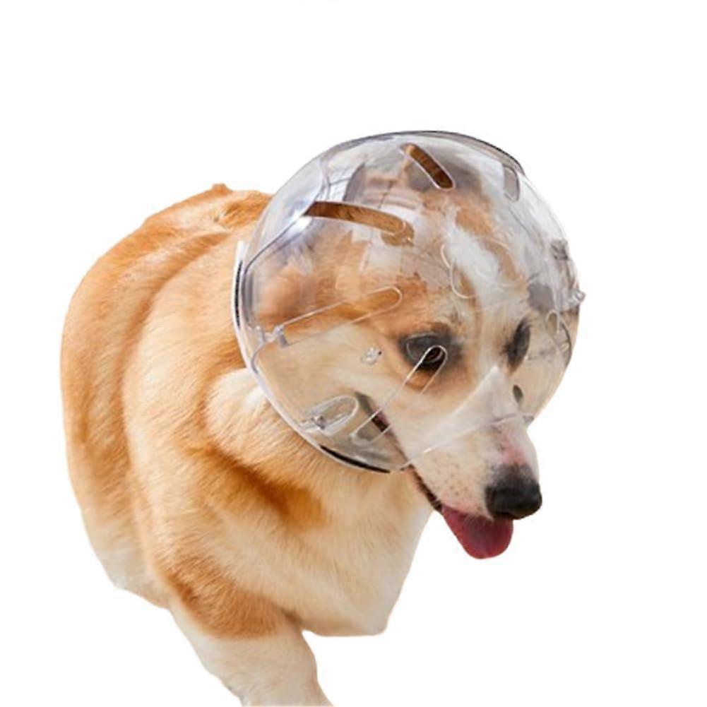 Dog Muzzle with Adjustable Size, Breathable Material, Anti-Bite Pet Hood for Dogs and Cats, Prevents Biting