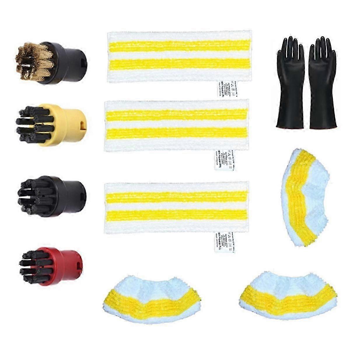 For SC2 SC3 SC4 SC5 SC7 Steam Cleaner Part Replacement Nozzle Brush Mop Cloth Stubborn Stain Remove