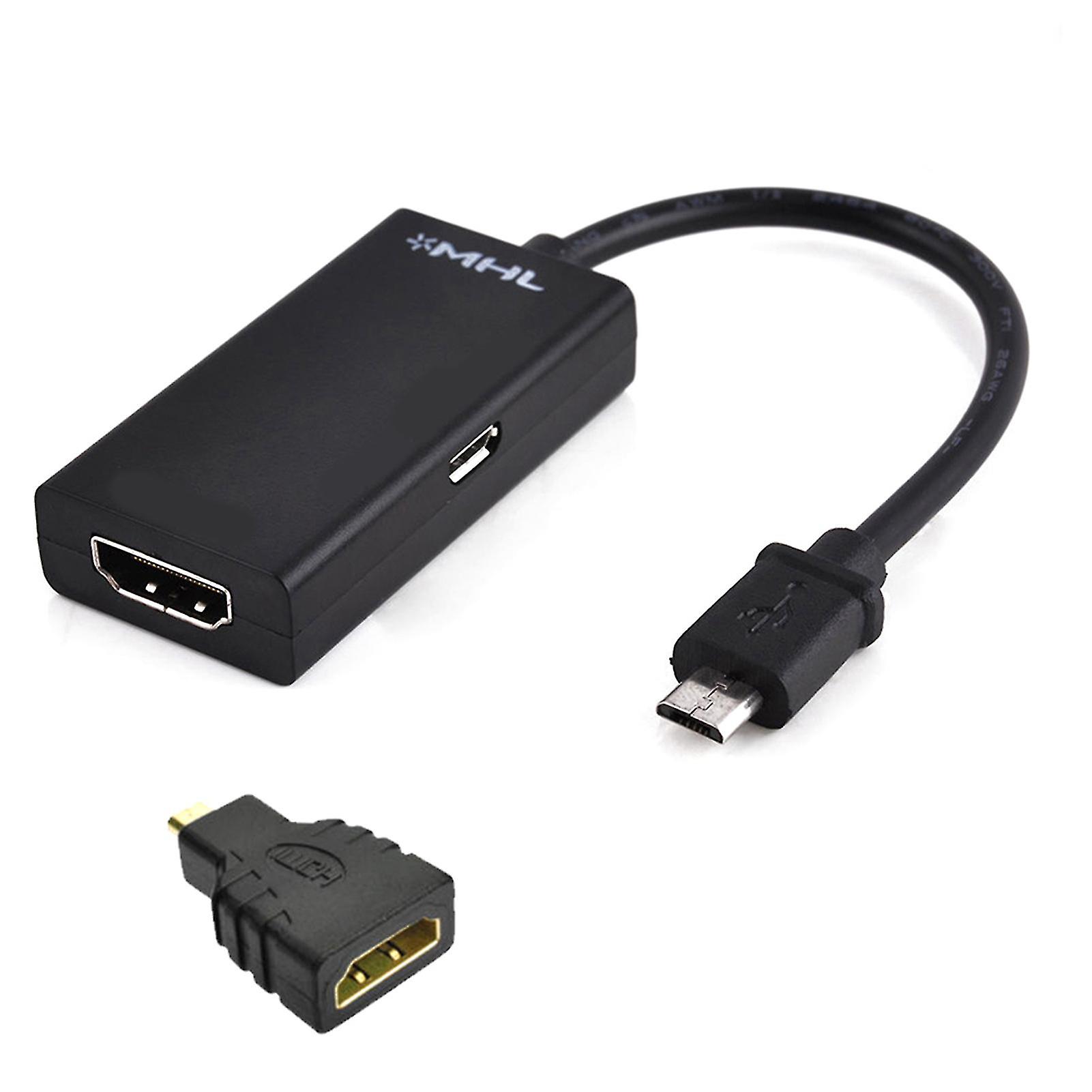 S2 Mhl Micro Usb To 1080p Hdmi-compatible Adapter Converter For Android Samsung Huawei