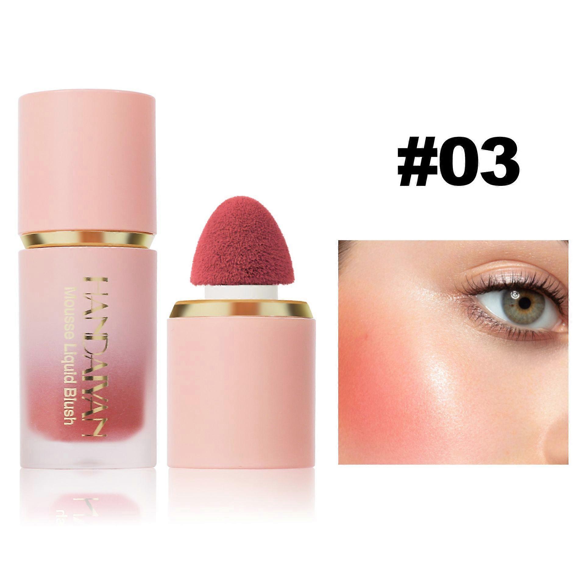 Mousse Liquid & Creamy Blush Stick - Soft Matte Cheek Stain, Breathable & Refreshing Texture