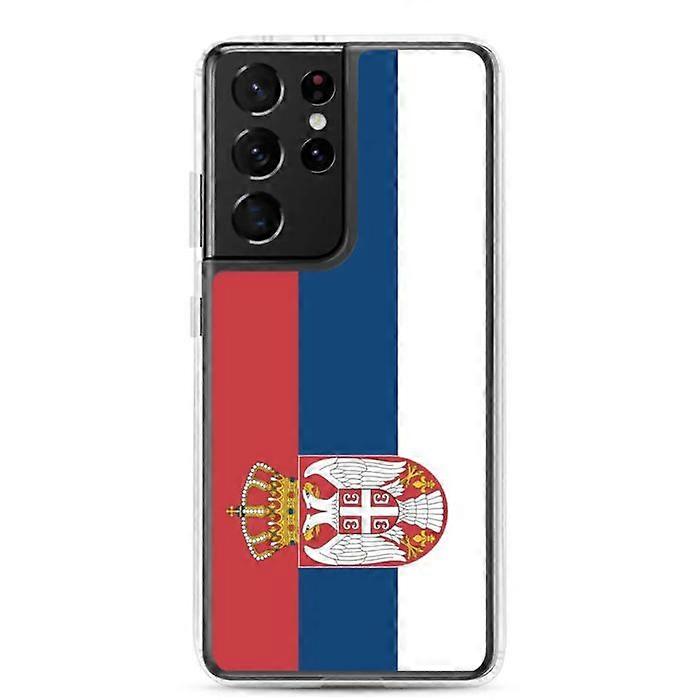 Phone Case - Samsung - Galaxy S21 - Serbia Flag - Soft - Multicolored