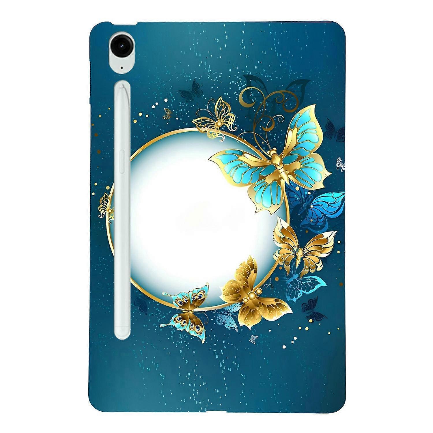 For Samsung Galaxy Tab S10 FE+ TPU Case Pattern Printing Slim Tablet Protective Cover