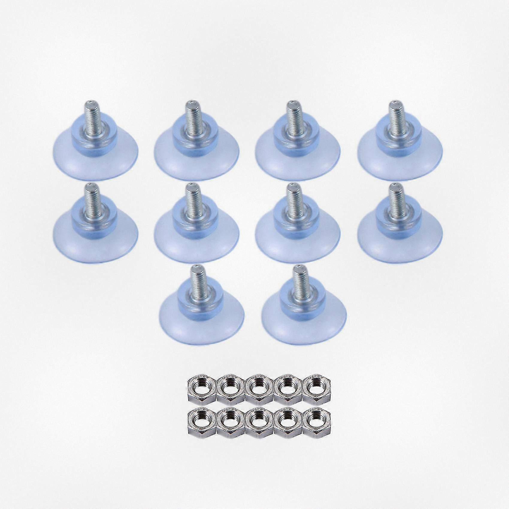 6-Piece Durable Suction Cup Set for Glass Tables with M6 Thread