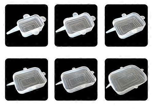 Stretchable Silicone Lids Reusable & Expandable Lids for Food Storage