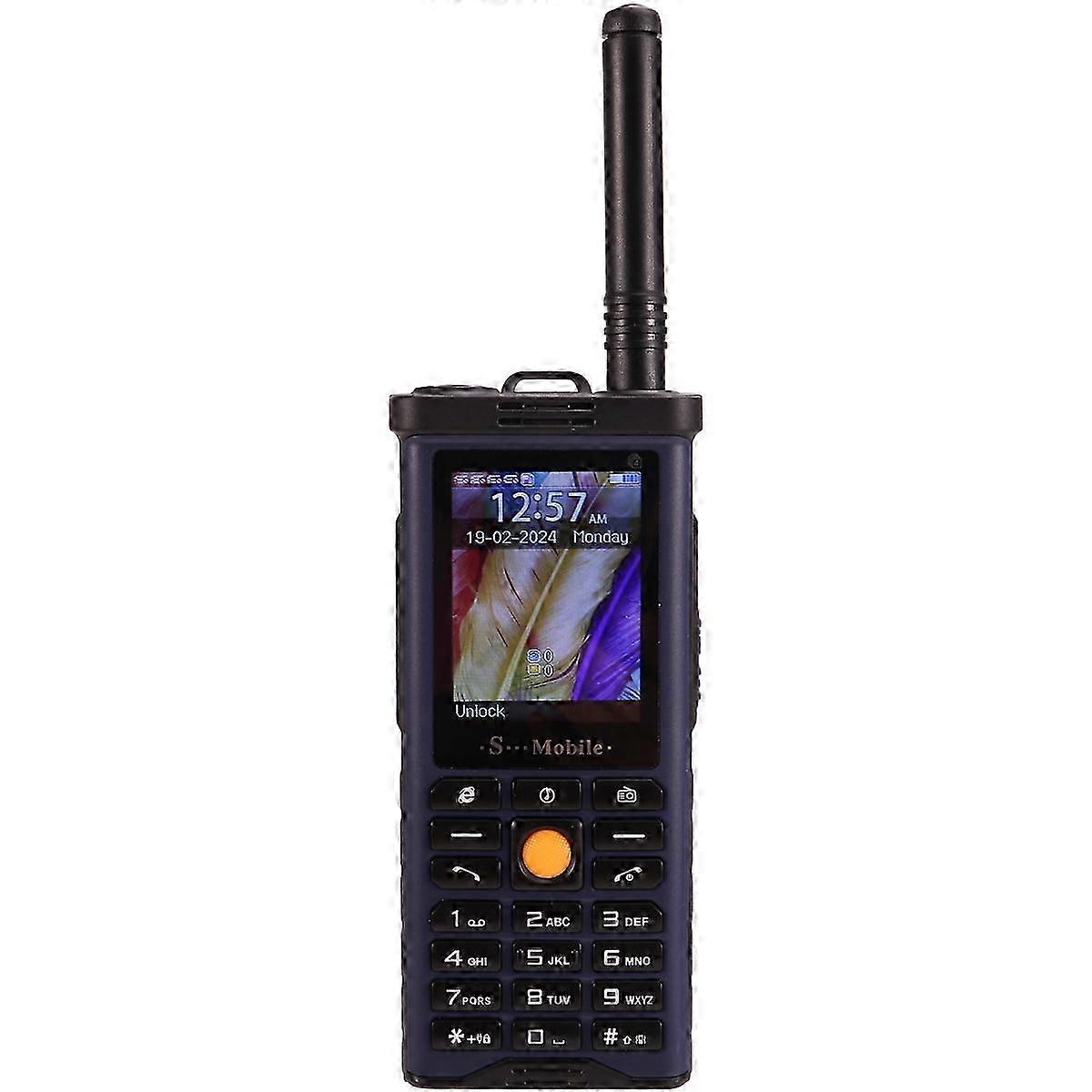Rugged Outdoor Mobile Phone Big Power Long Standby Antenna Good Signal Four Sim Cards 3D Box Speaker