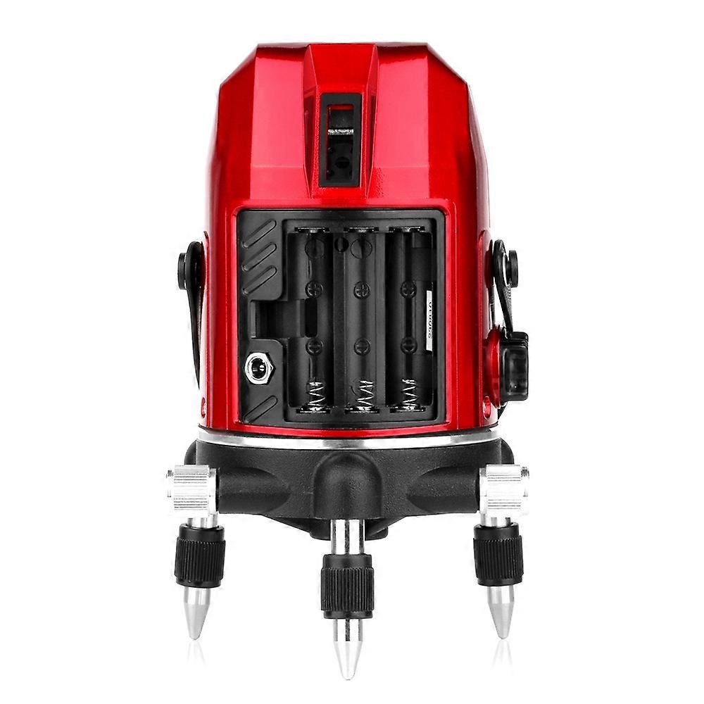 A5 Laser Level 2 ~ 5 Line Red Beam Line 360 Grad Drehebene Selbstnivellierend horizontal und vertikal verfügbar Auto Line Laser Level