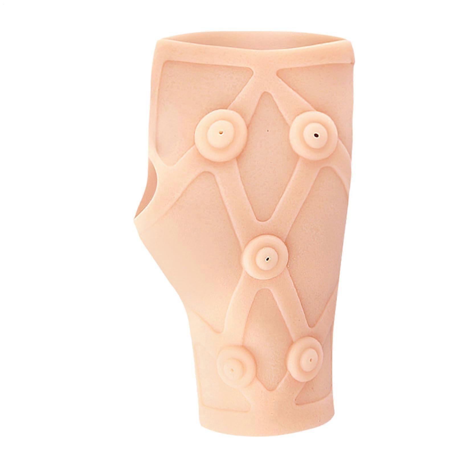 Hand Compression Gloves Magnetic Fingerless For Outdoor Use With Magnetic Wrist Support