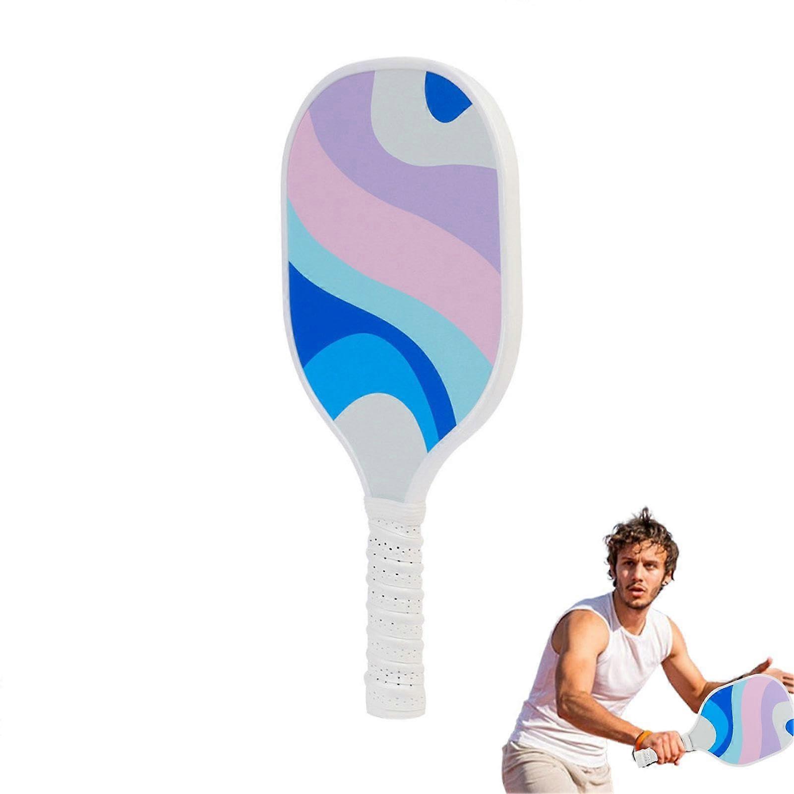 Wooden Paddle With Non-Slip Handle, Non-Slip Grip, Pink Pickleball Paddle For Kids, All Ages