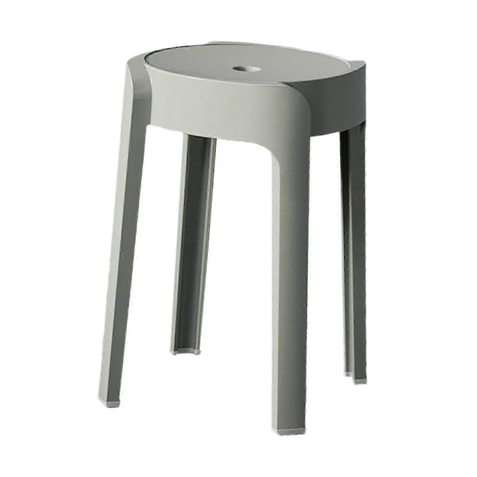 2025 Lightweight Stackable Round Bar and Counter Stool for Home Use, Restaurant, Dorm - Adjustable Height Dressing Stool