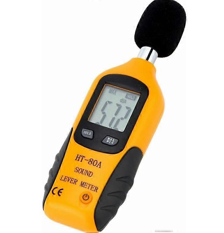 Sound Level Meter 30-130dBA, Professional Decibel Meter with Backlit Display
