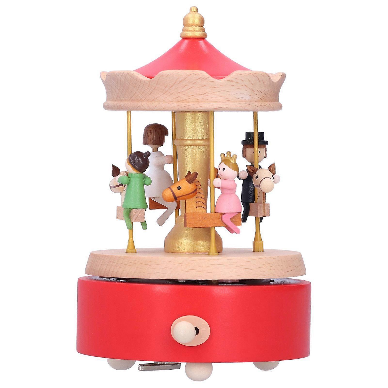 2025 最新モデルオルゴールヨーロピアンスタイル木製馬型オルゴール