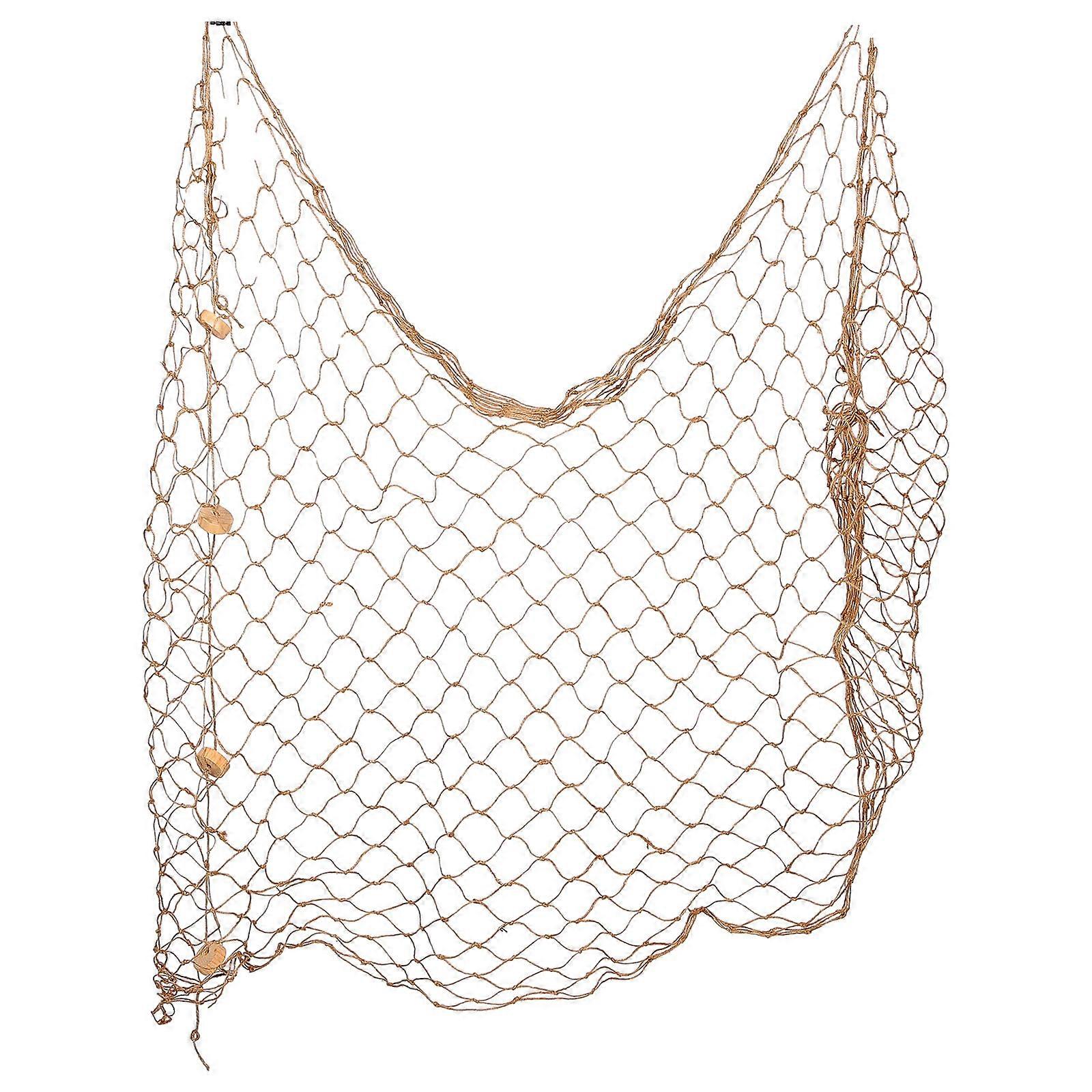 Large Fish Net Wall Ornament, Suitable for Enhancing Any Nautical Inspired Space