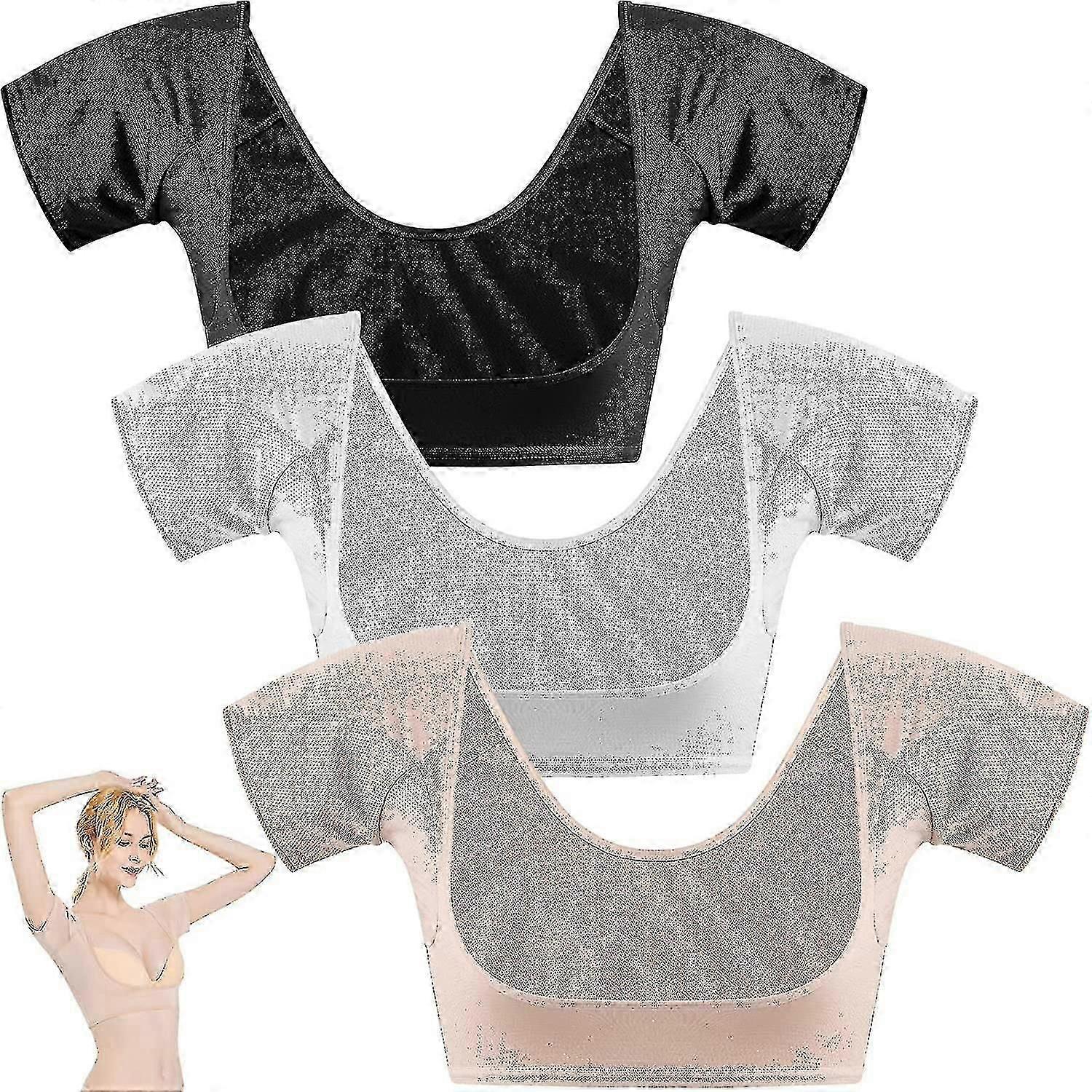 Underarm Sweat Vest, Breathable Sweat Guard Underwear Vest,washable Armpit Pads,washable Armpit Pads-i