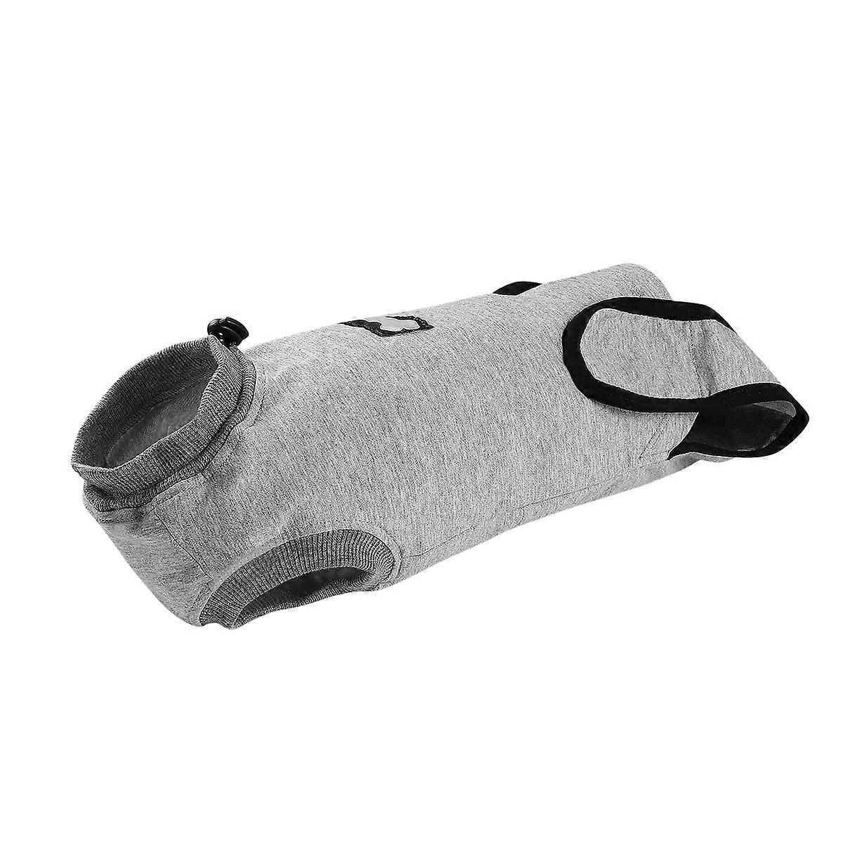 Kitten Spay Recovery Suit Pet Suit For Cats Dogs After Surgery Soft Comfortable Grey XS 1Set