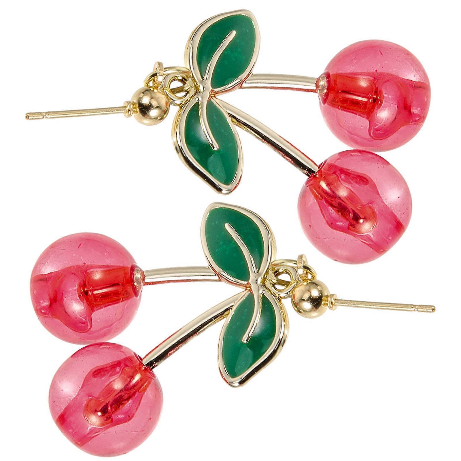 Earrings Dangle Decorative Heart Shaped Alloy 1Pair For Teen Girls