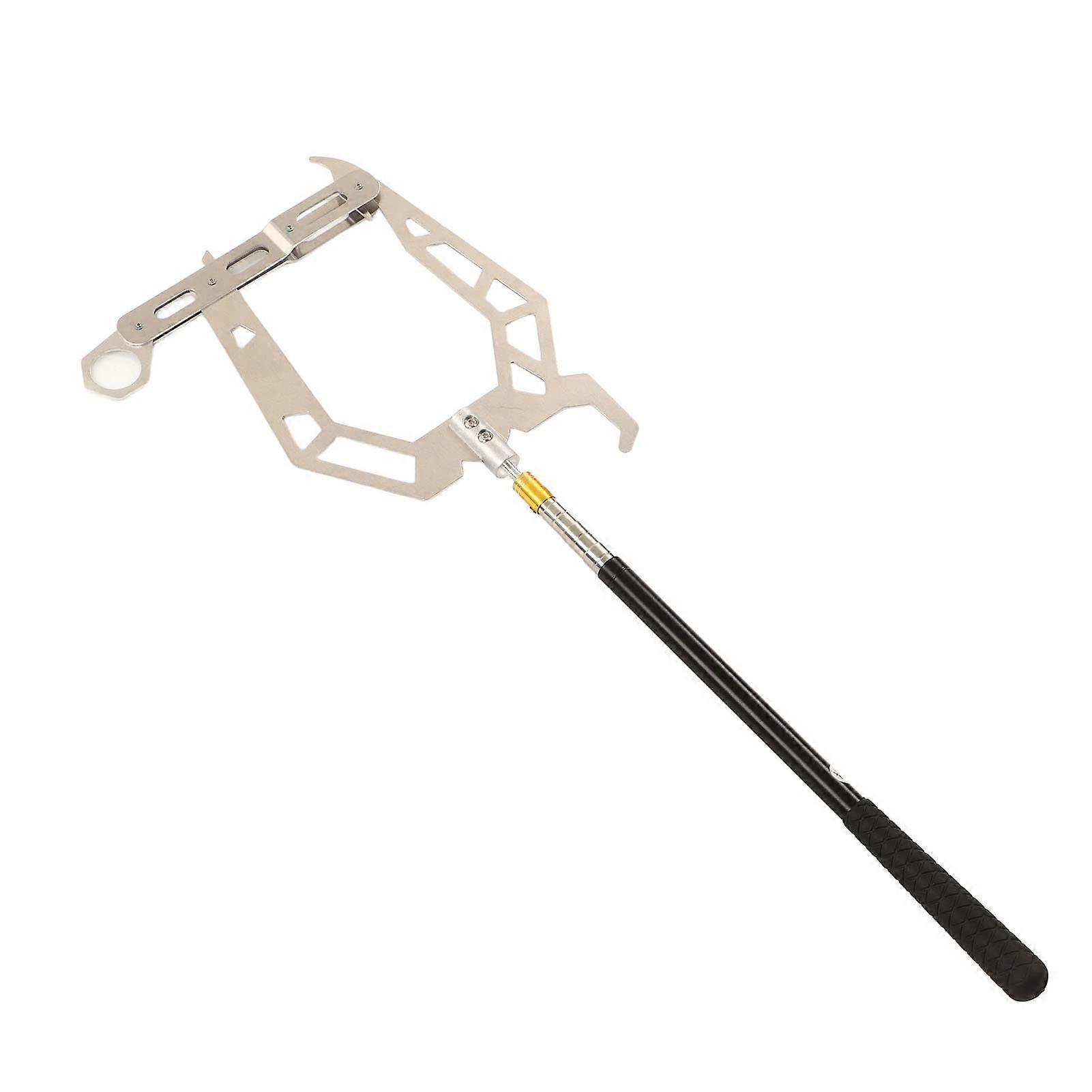 Boat Mooring Hook, U Type Stainless Steel Dock Hook for Ship, Yacht, Kayak (with Telescopic Rod) Ref: 2859