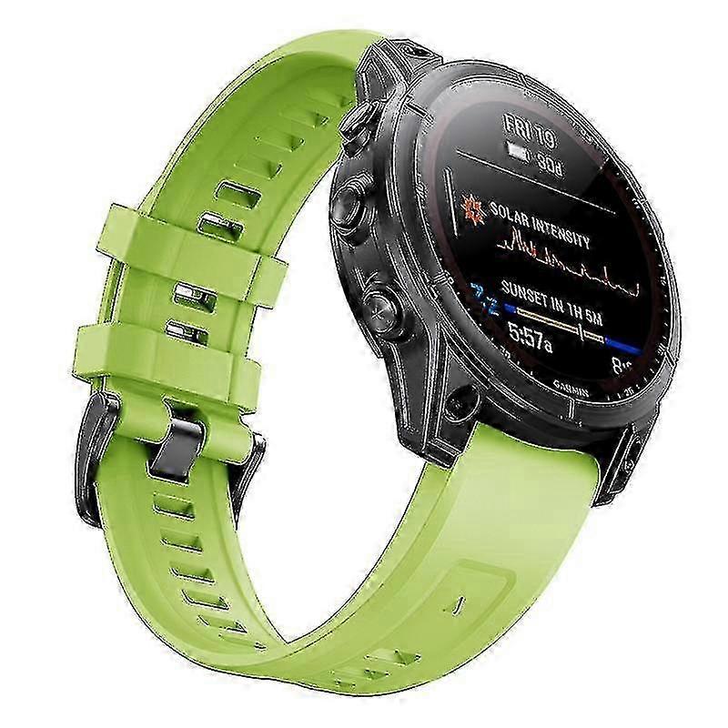 Silicone Quick Release Watchband Replacement Strap Wristband 22mm Suitable for Certain Brand Fenix Series and Forerunner Series