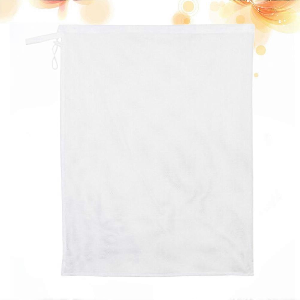 2pcs Large Mesh Laundry Bags Drawstring Washing Nets for Clothes Blouses Jeans Pants Lightweight Soft for Machine Washing
