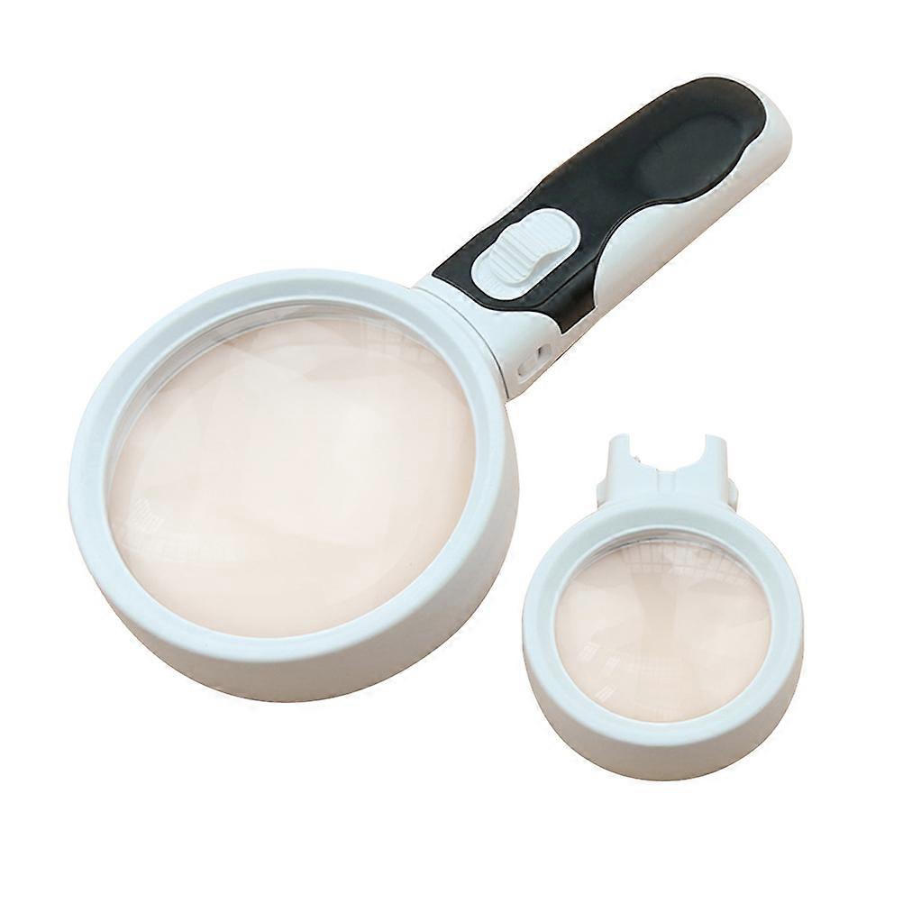 LED Magnifying Glass with Light – Lightweight Handheld Magnifier for Reading, Crafts & Inspection – Ergonomic Design for All Ages
