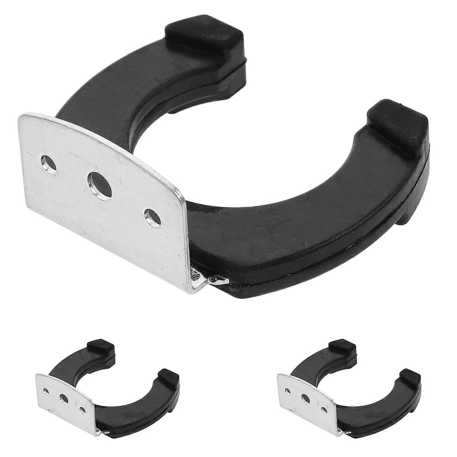 Metal Mikrofon Destek Tutucu Video Stüdyoları için Kare Şekli Mikrofon Klibi 3 Adet