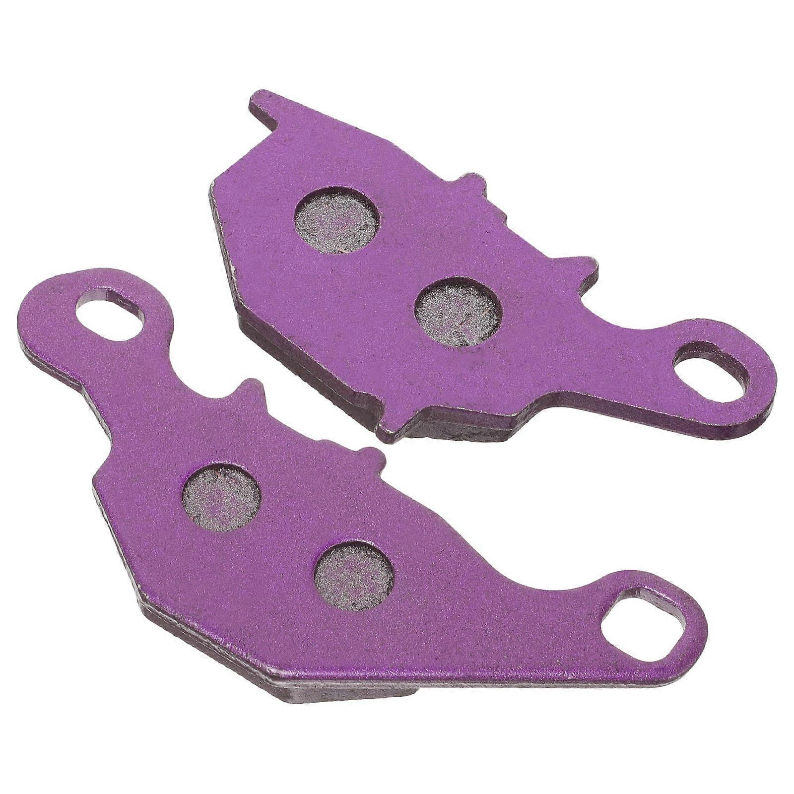 Replacement Brake Pads Motorcycle Disc Brake Pads Semimetal All Weather Conditions 9.80X4.00X0.80cm Smooth Road Riding 1 Pair