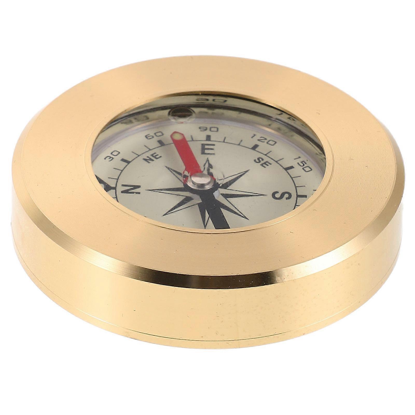 Vintage Copper Navigation Compass – Portable Outdoor Hiking & Camping Instrument for Accurate Direction and Safety on Challenging Terrains