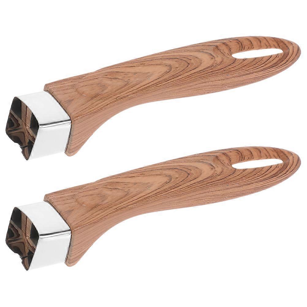 Wok Accessories Universal Frying Pan Handle Easy Installation Material Multi 17.50X3.00X2.00CM 2Pcs