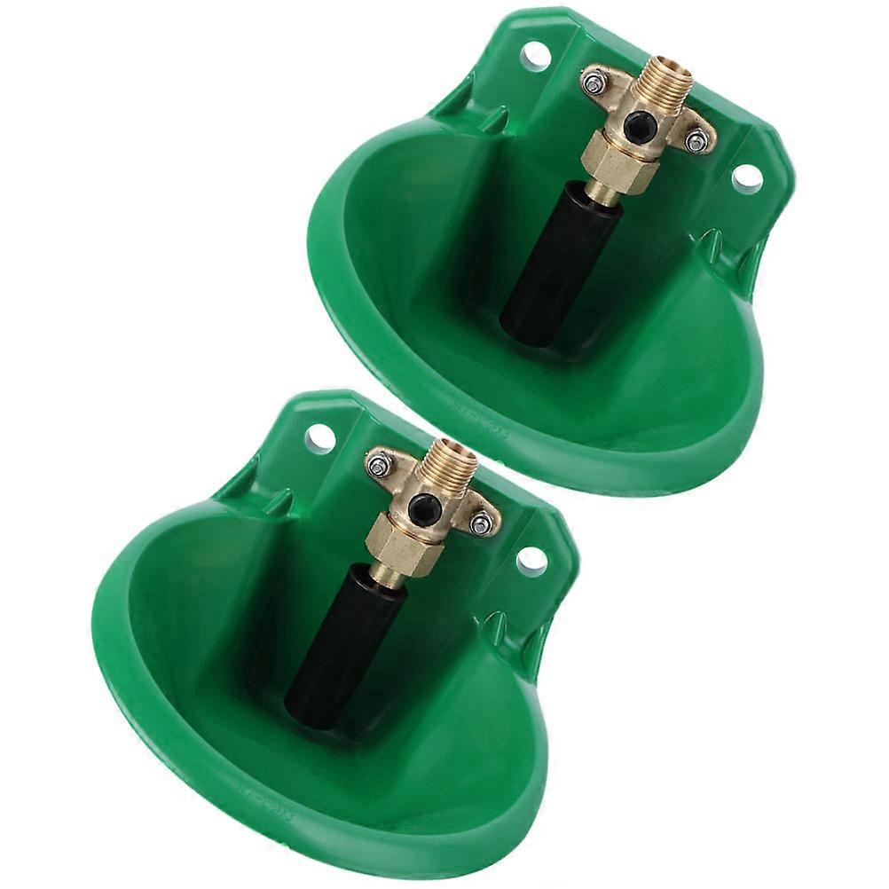 Animal Drinking Water Bowl for Cattle and Sheep Easy to Clean in 7.7X6.7X5.5in 2Set