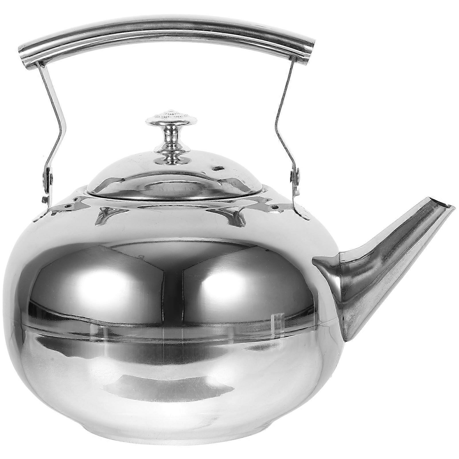 Teapot For Stovetop With Infuser Stainless Steel Boiling Home Restaurant Silver 19.00X18.00X13.00CM 1Pack